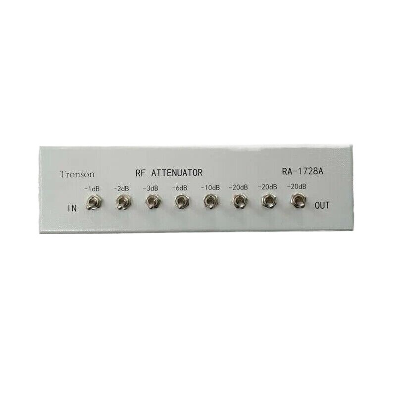 RA-1728A VARIABLE/ STEP ATTENUATOR 50 OHM 0- 82DB for Ham Radio Transmitter