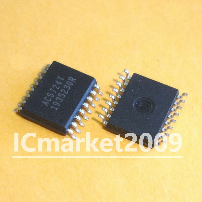 2 PCS ACS724KMATR-20AB-T SOP-16 ACS724T SMD Hall-Effect-Based Current Sensor