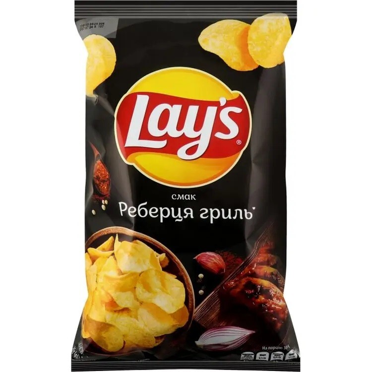 Lay's Chips with Grilled Ribs Flavour 120g