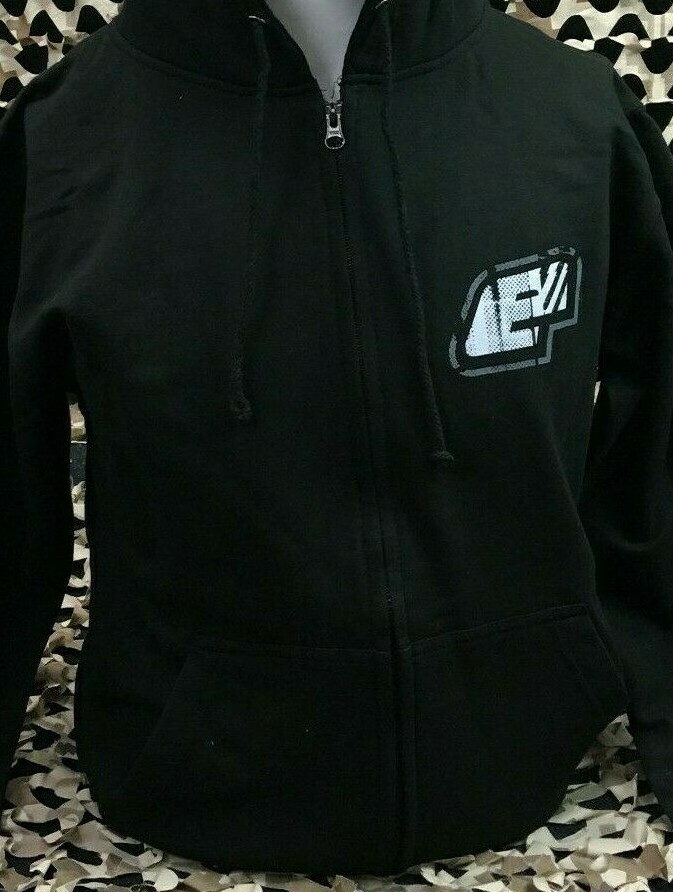 NEW Planet Eclipse Terminal Zip Up Zoody Sweatshirt - Black - Medium