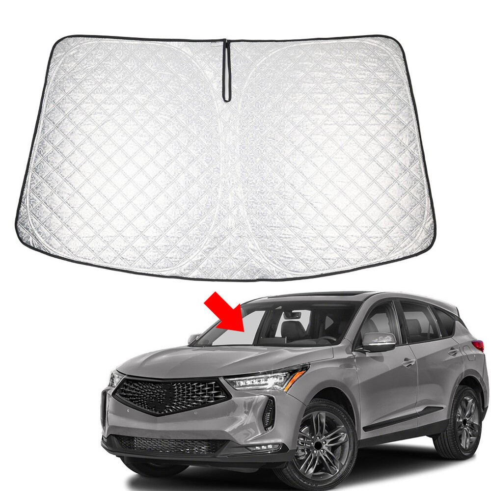 Car Foldable Windshield Sun Shade Visor Protector For Acura RDX 2019-2025