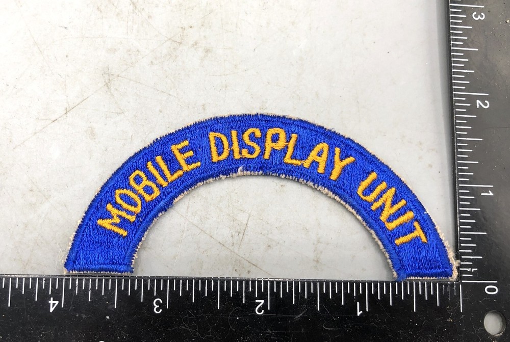 USAAF Mobile Display Unit Tab Patch Repro