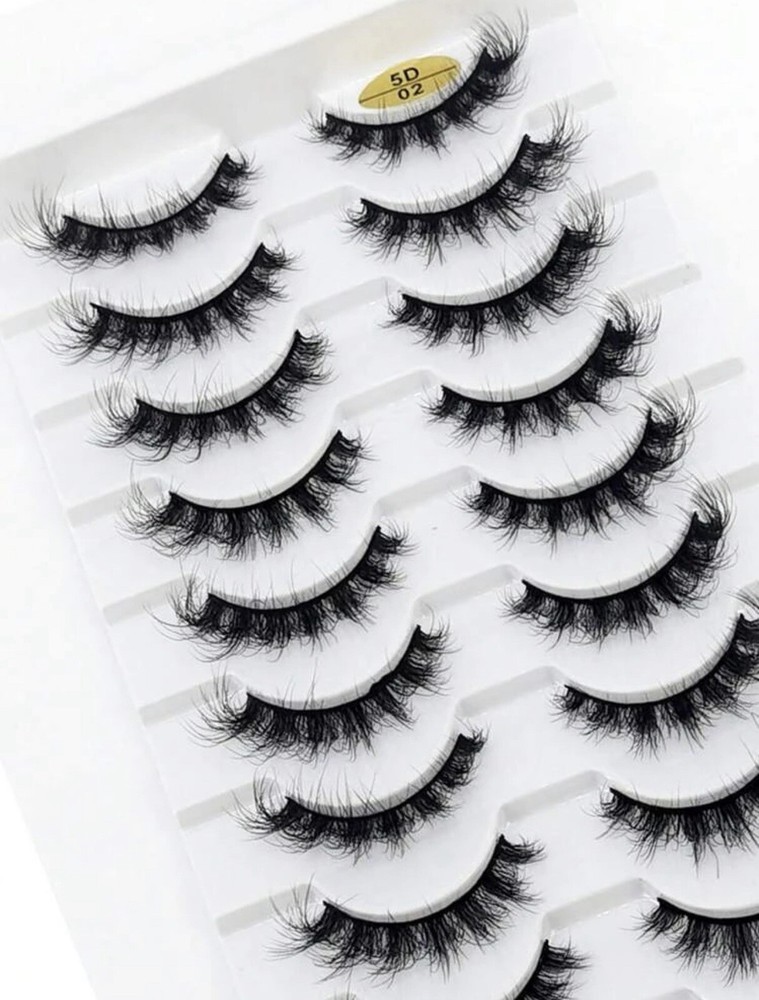 Faux mink lashes natural short