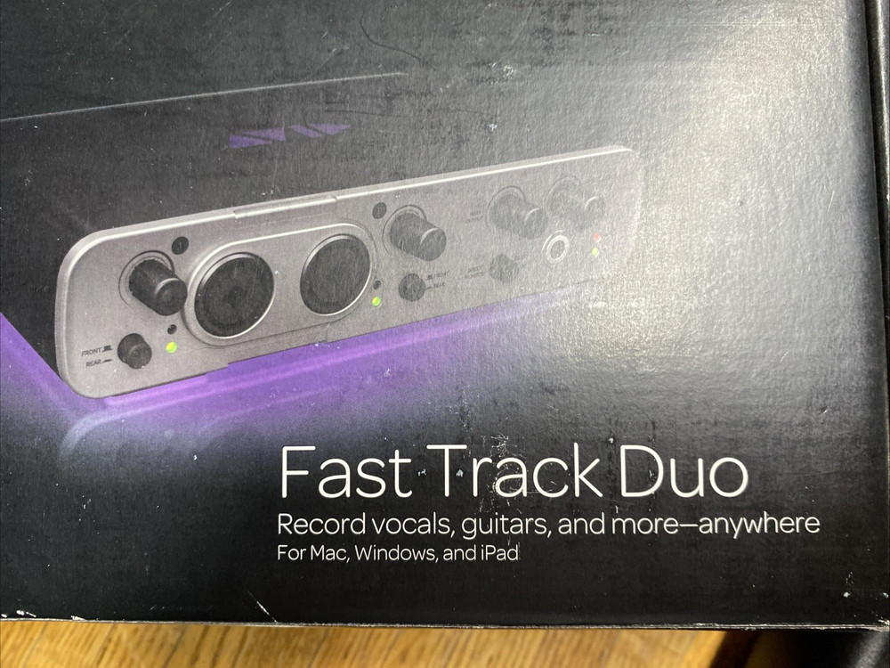 AVID Fast Track Duo USB Audio Interface For PC & Mac
