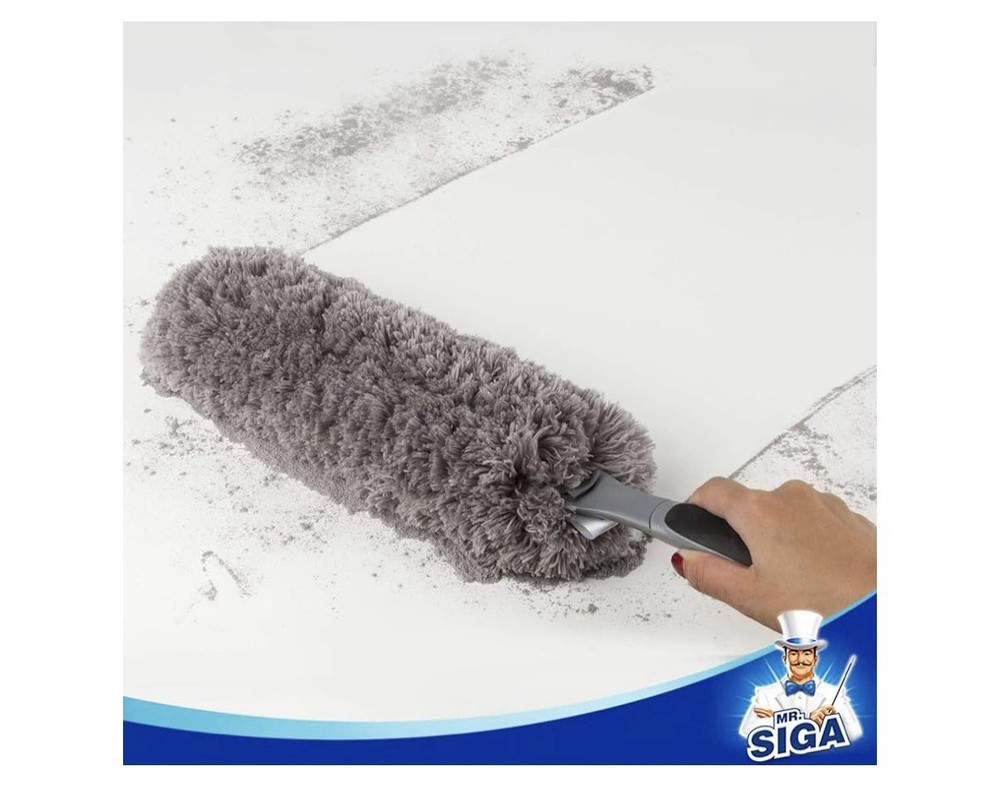 MR. SIGA Lint Free Microfiber Duster, Washable Duster