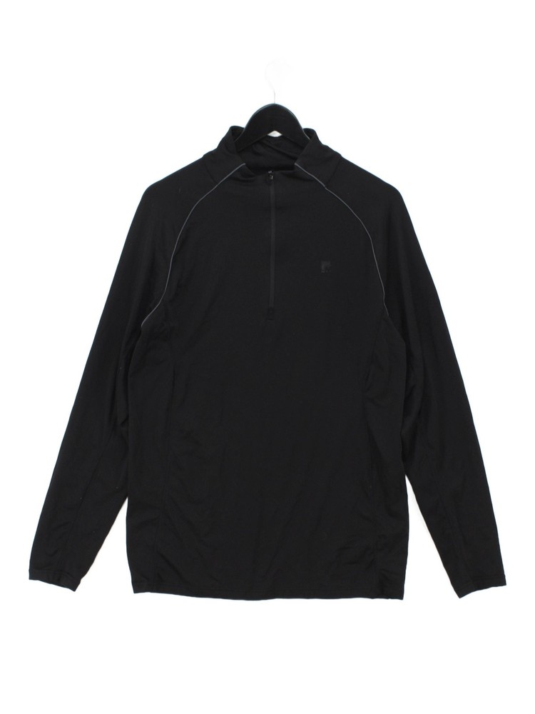 Nevica Men's Loungewear XL Black Polyester with Elastane Mock Neck Basic