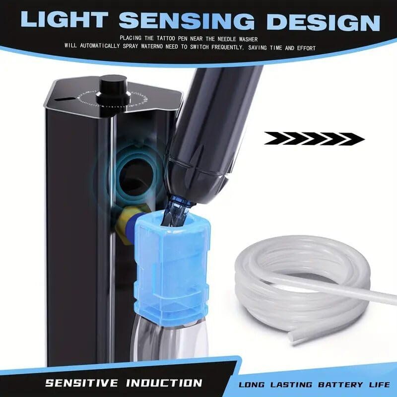 Tattoo Needle Cleaner Automatic Sensor Cartridge Needle Washer Machine Tool