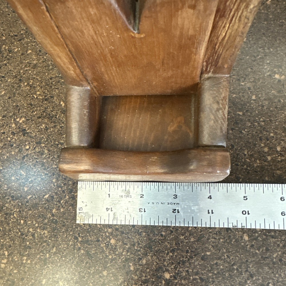 Vtg Matchbox Holder For Kitchen Wall Mount - Heavy