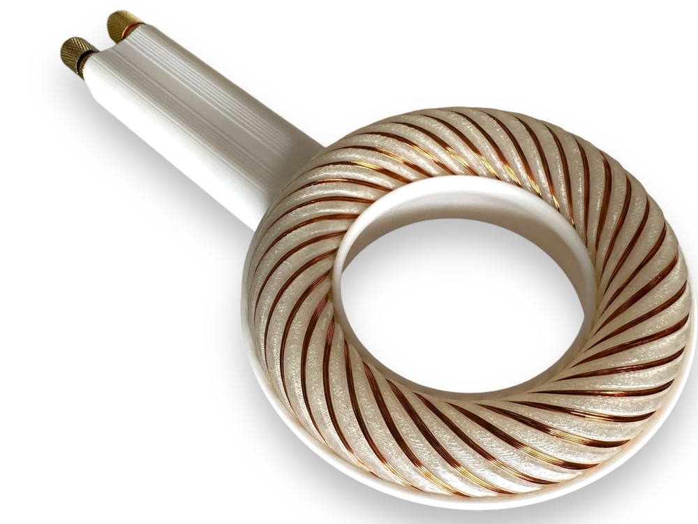 Rodin coil PEMF therapy module, handheld Rodin coil module