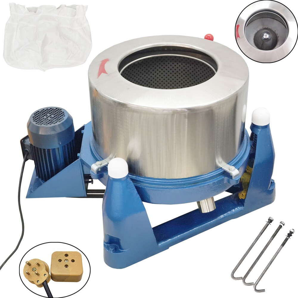 220V 3PH Industrial Dehydrator Solid-liquid Separator Centrifugal Drying Machine