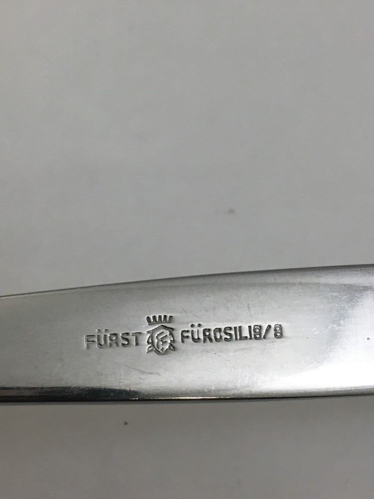 Vintage Furst Furosil Stainless Serving Fork 8"