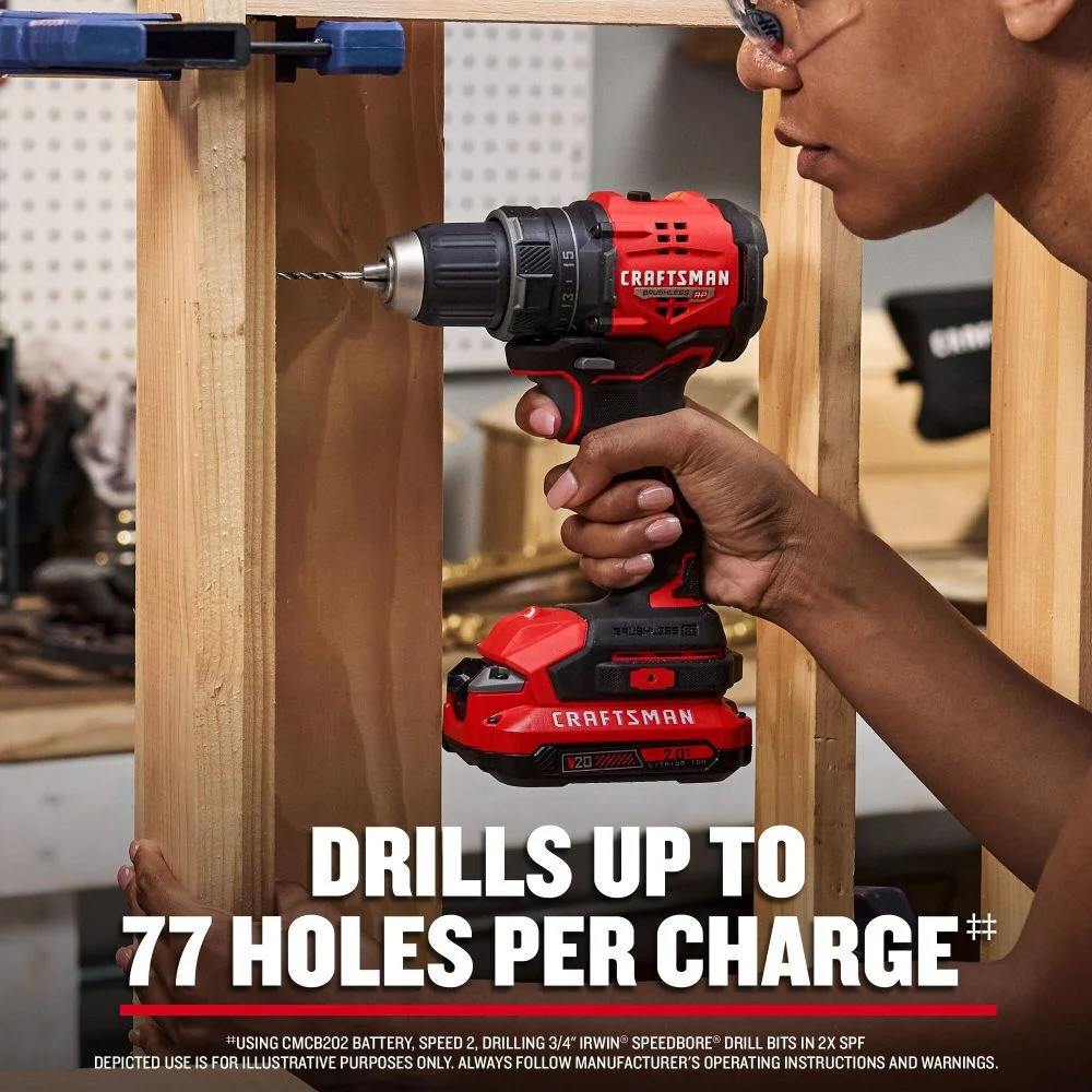 Craftsman V20 Brushless Rp Compact Drill Driver Kit