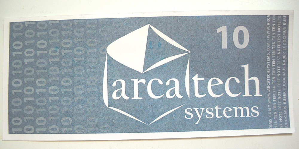 ARCA TEST NOTES 5 OF EACH DENOMINATION!!