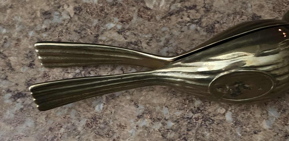 Vintage Decorative Solid Brass Bird Shape Nutcracker