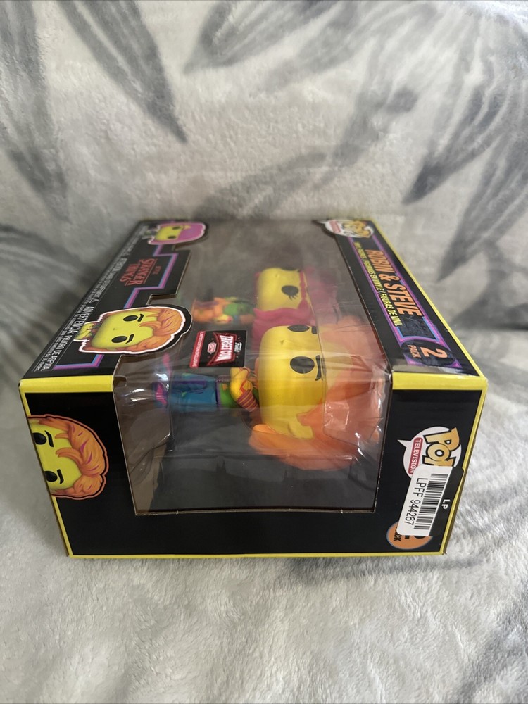 Funko Pop! Vinyl: Stranger Things - Robin & Steve 2-Pack (Black Light) - Target