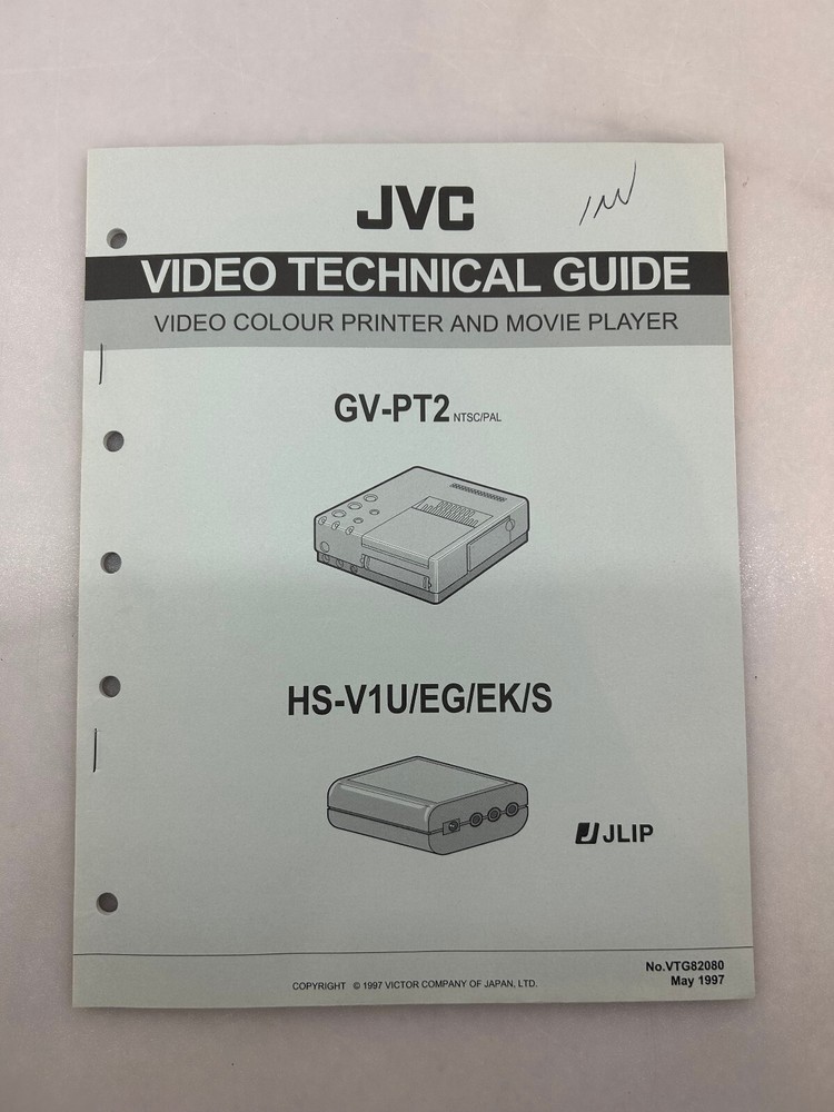 JVC GV-PT2 HS-V1 Original Technical Guide Free Shipping