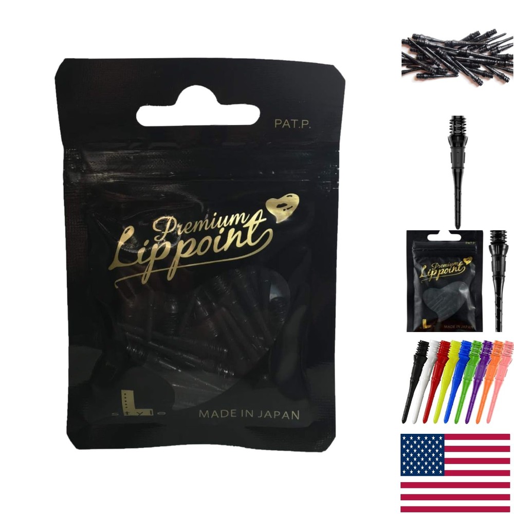 Versatile  Lippoint 30 Count Soft Dart Points for All Electronic Boards