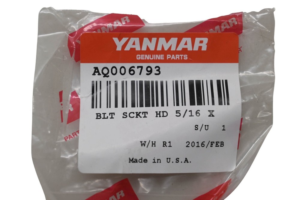Yanmar 006793, AQ006793 Socket Head Bolt NOS