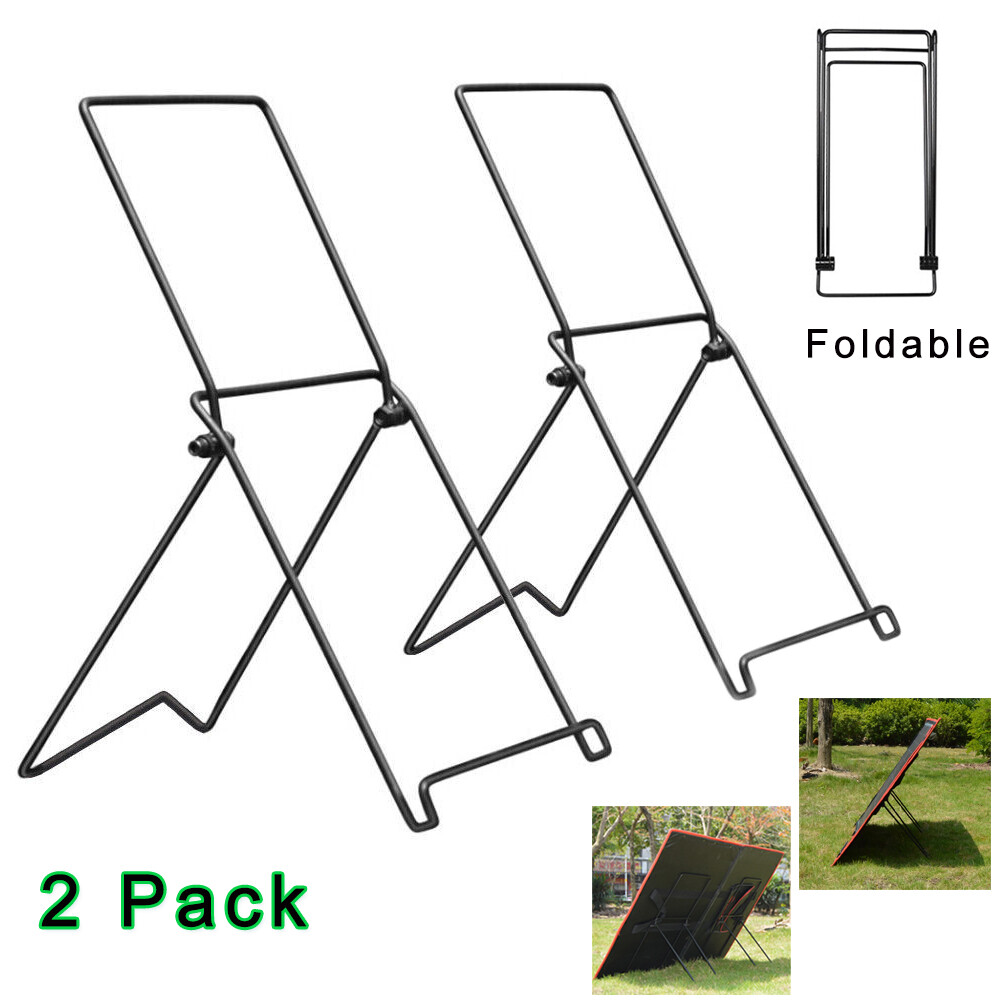 Carbon Steel Solar Panel Stand Mounting Bracket Quick Adjustment Holder Foldable
