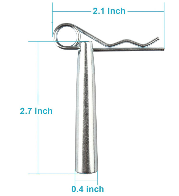 30 Sets Conical Coupler Pins with R-Clip, Stage Lights Truss Replace Accessories