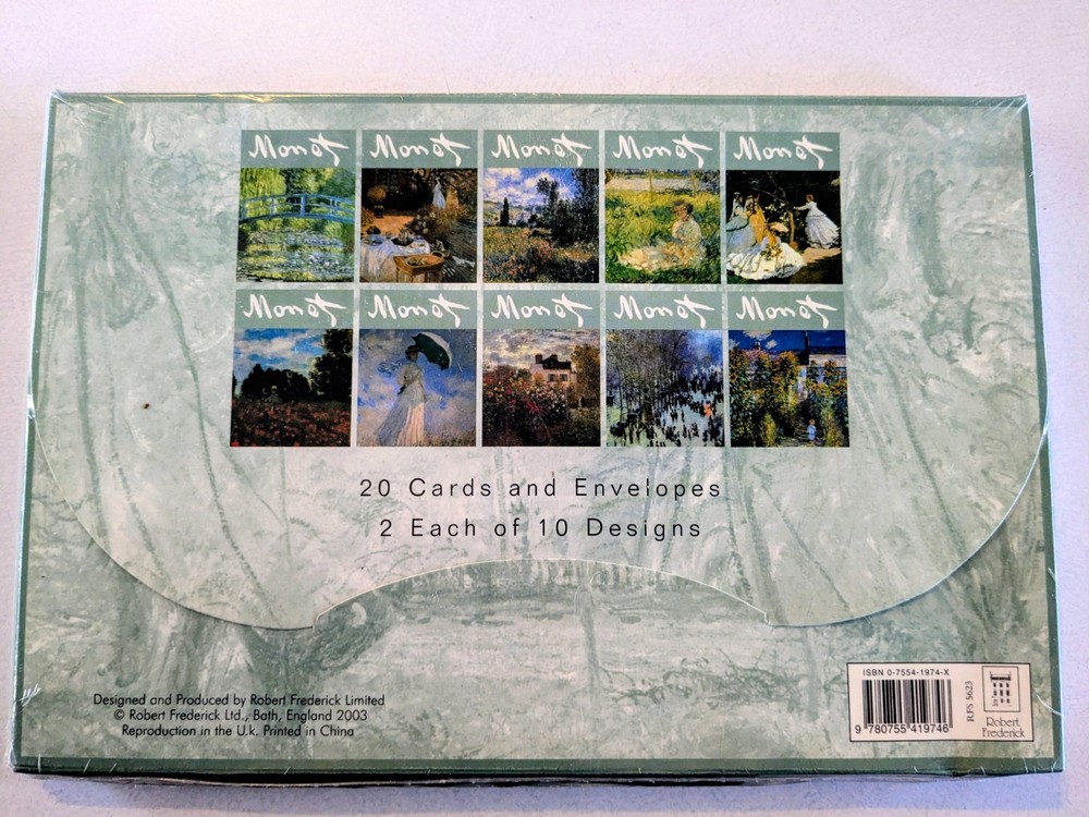 Claude Monet Cards & envelopes New