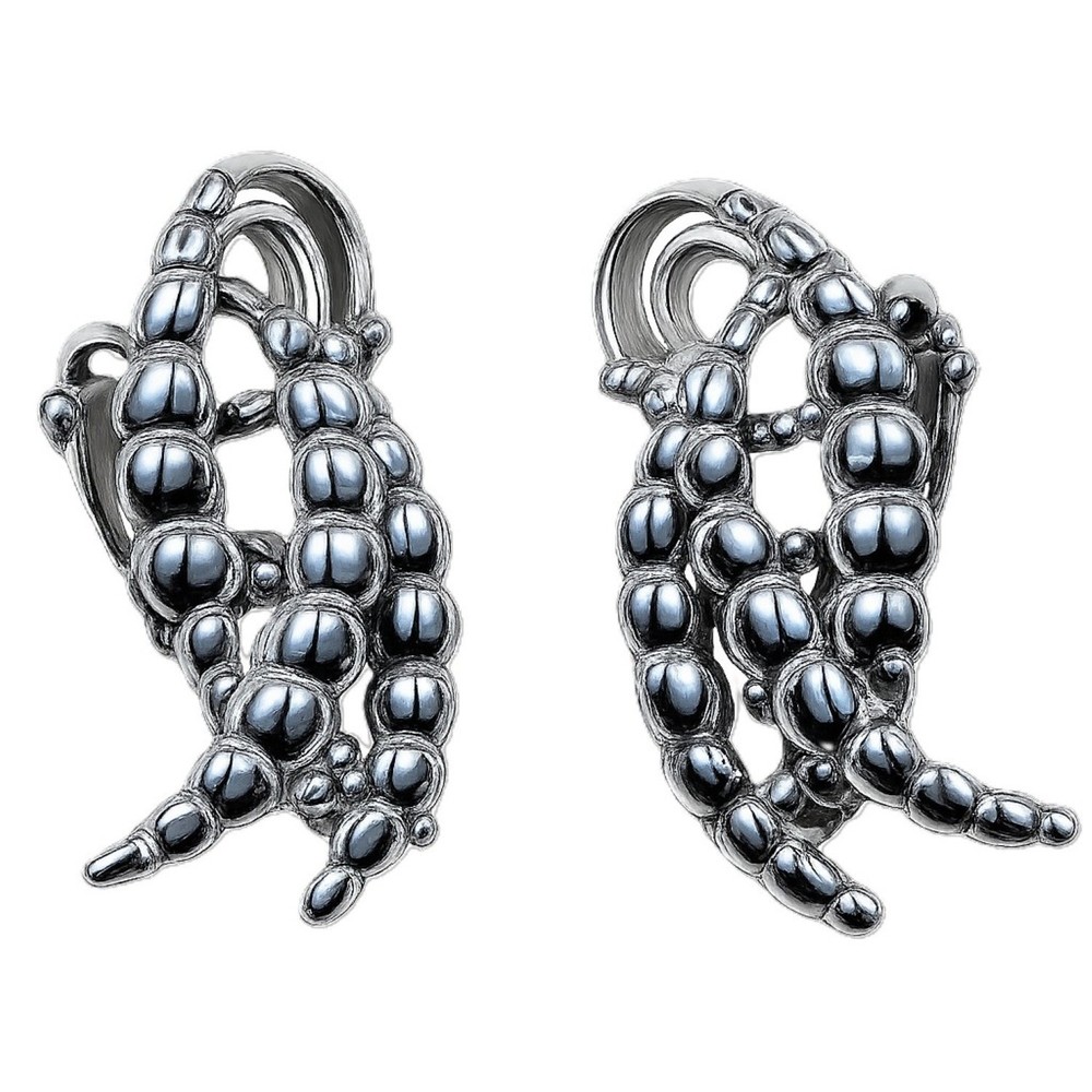 Emmons Rippling Crescent Earrings