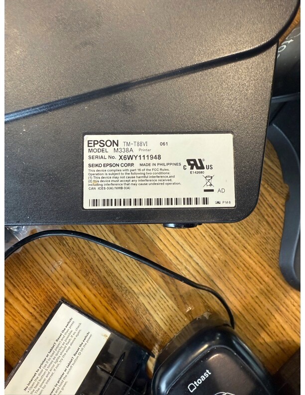 ENTIRE Toast POS system (Working Condition)