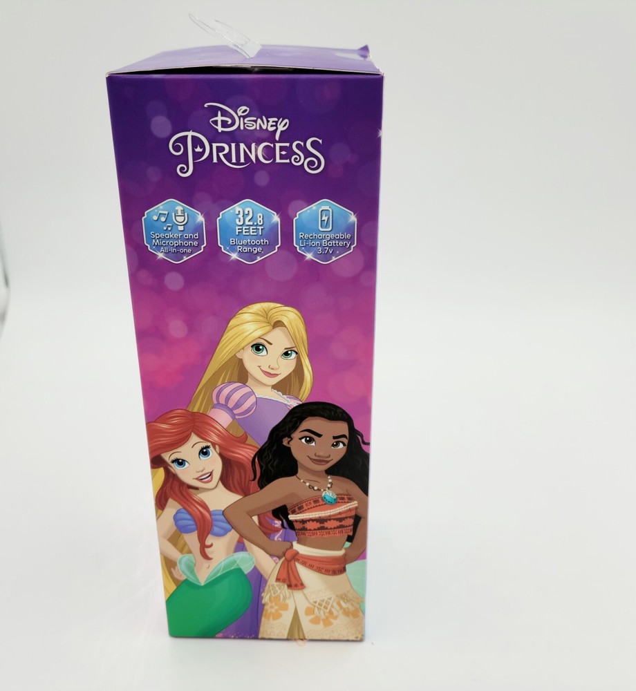 Disney Princess Karaoke Speaker and Microphone Bluetooth New Age 6+