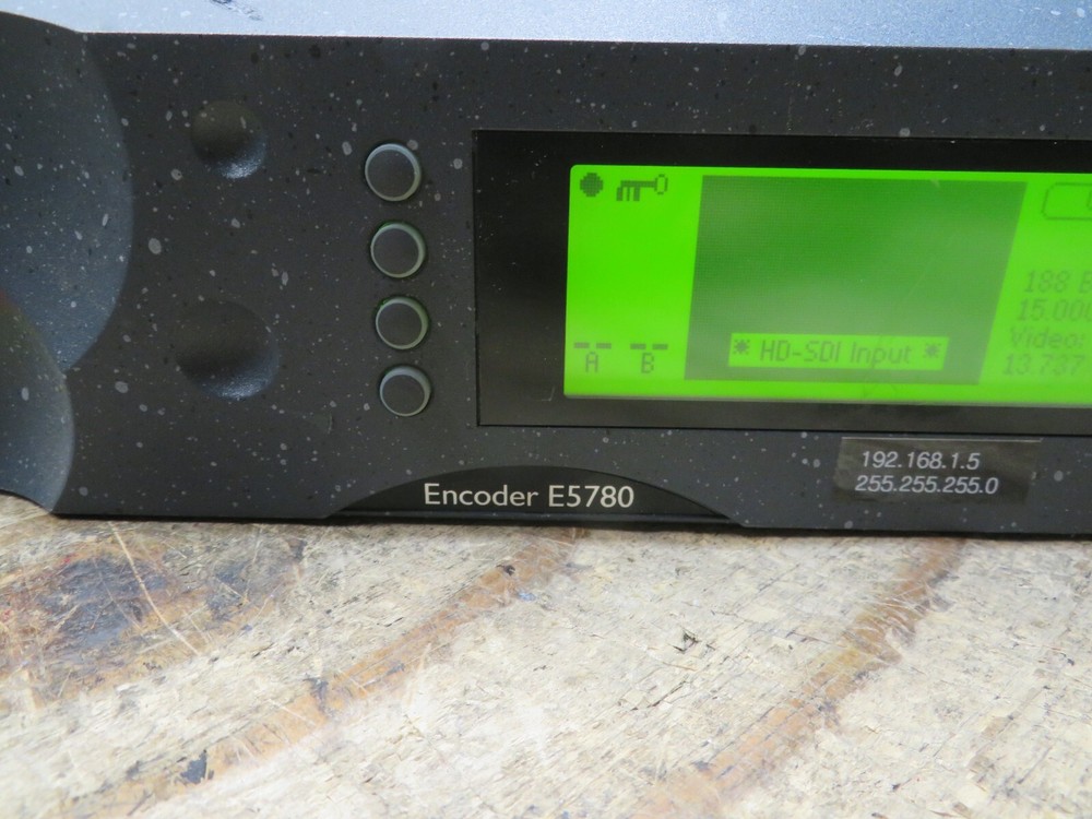 Tandberg Ericsson MPEG2 4:2:2 HD Encoder E5780 ATSC DVB 2U Rackmount ASI out