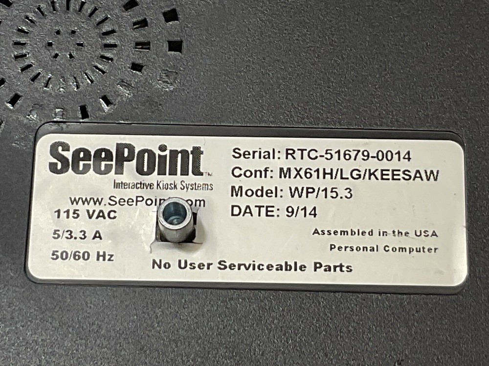 seepoint interactive kiosk system /MAR-457