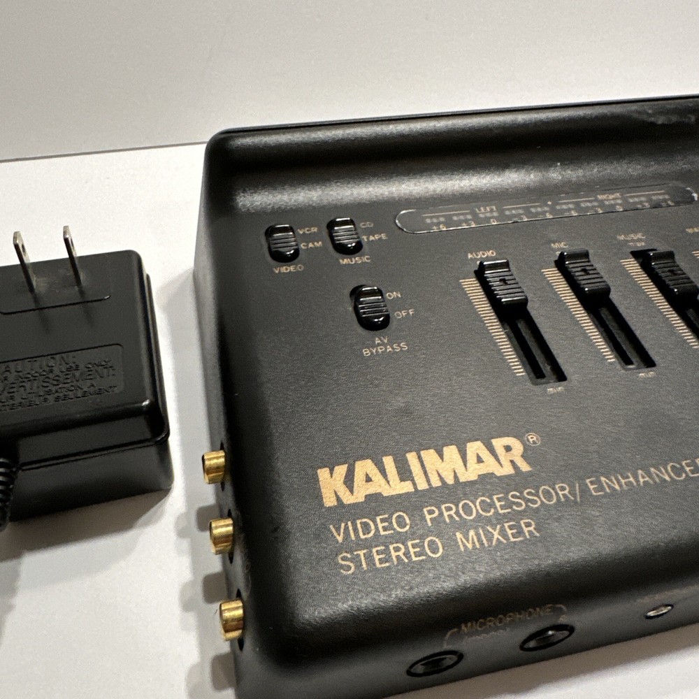 Kalimar Video Processor/Enhancer Stereo Mixer RARE Tested