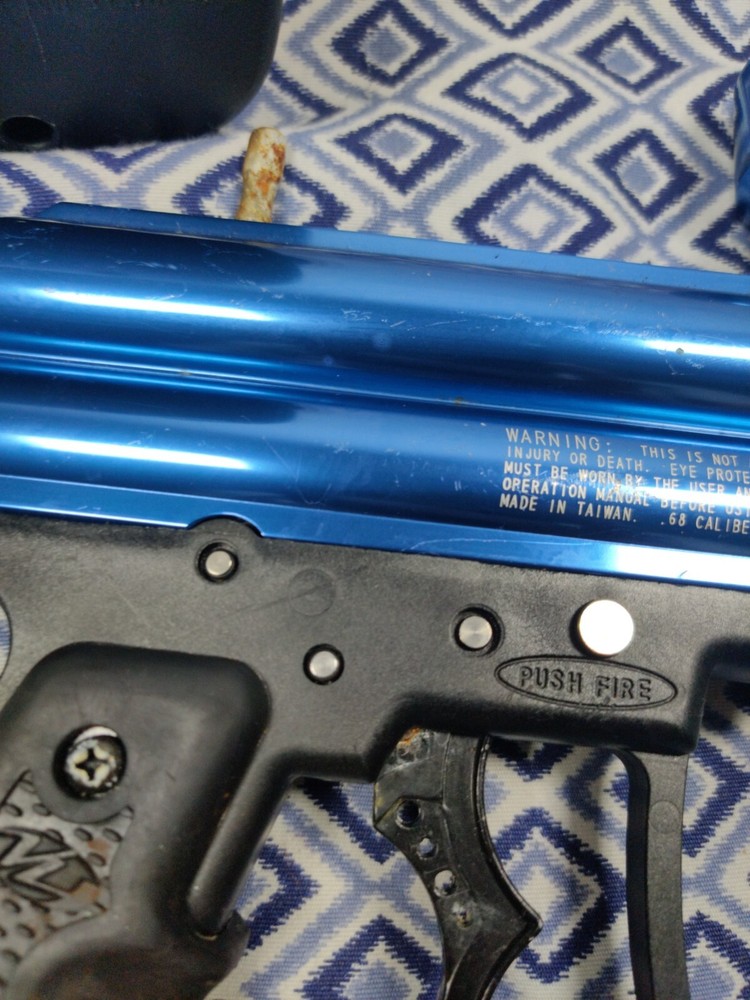 Viewloader VL Triton II 2 Blue Paintball Gun With LOADER Fully Functional