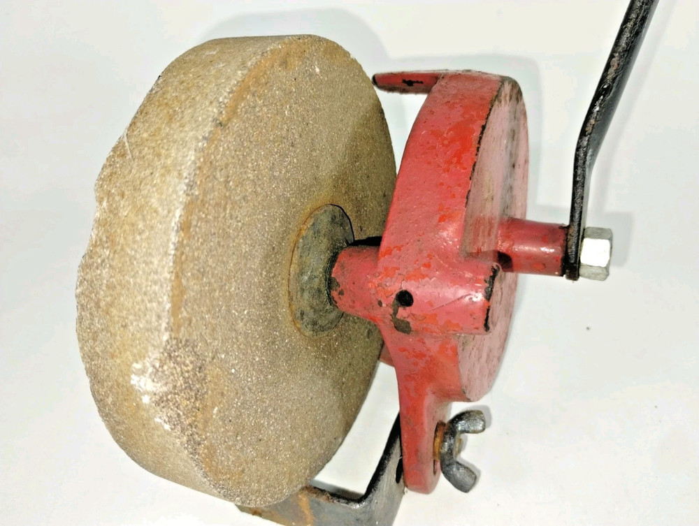 Hand Crank 5" Bench Mounted Grinding/Sharpening Wheel/Stone, OR2-1