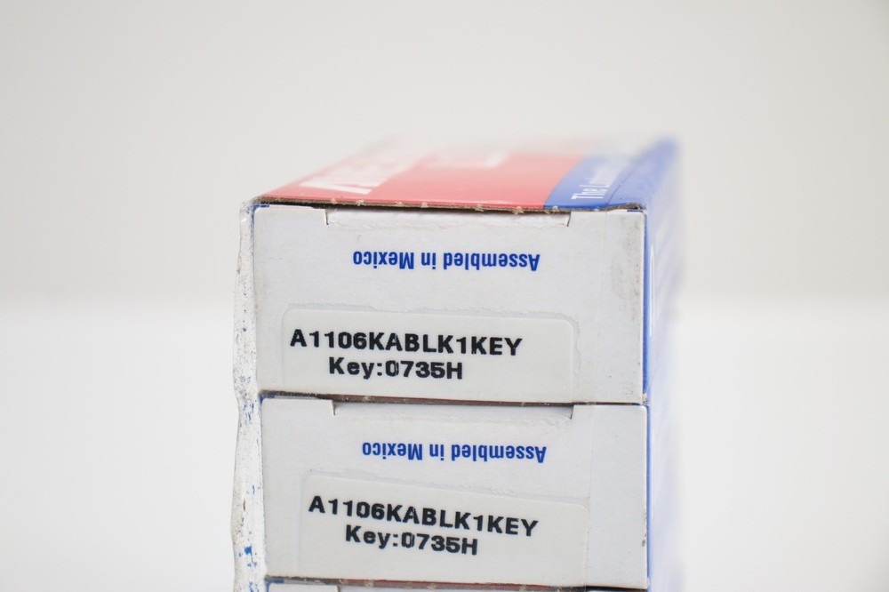 American Lock A1106KABLK 4 units Keyed Padlock