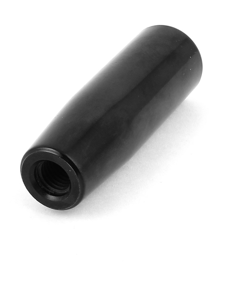 12mm Female Thread 85mm Long Plastic Grip Handle Black for Grinding Machine