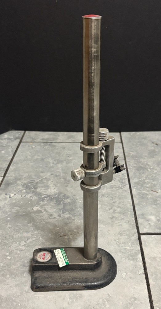 WM K. Nelson Red Top Dial Indicator Stand 15" tall