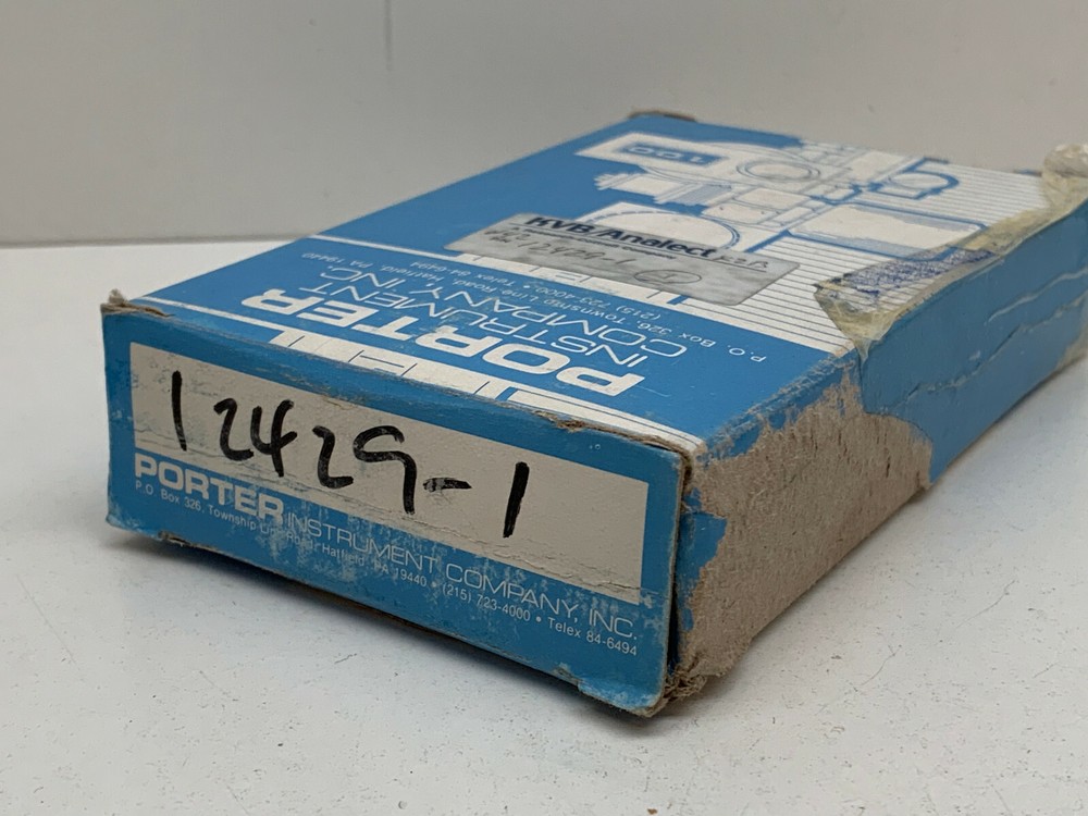 Porter 12429-1 Industrial Flow Meter