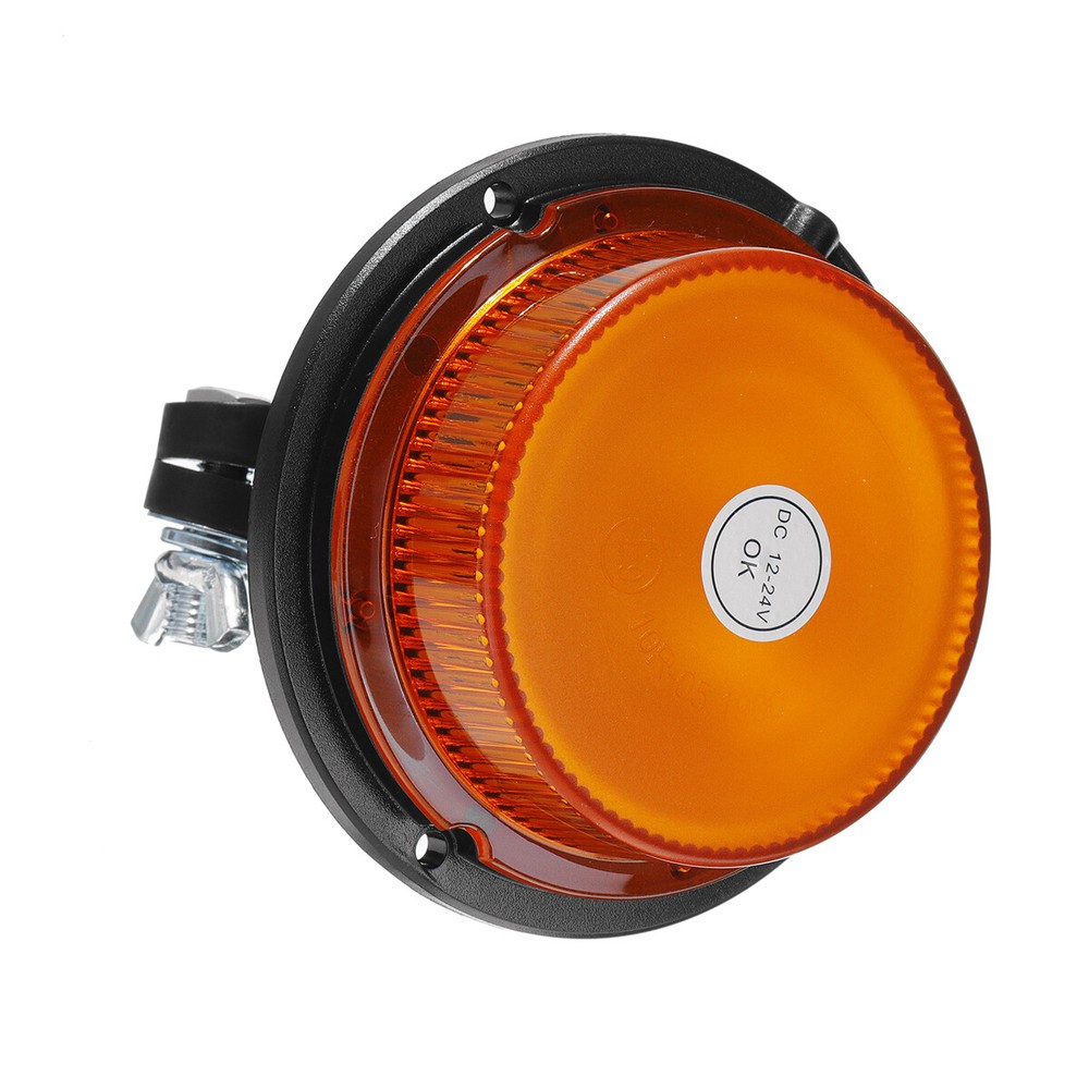 Flashing Lamp Beacon Flexble Din Pole Mount Tractor Warning Light 12-24V LED