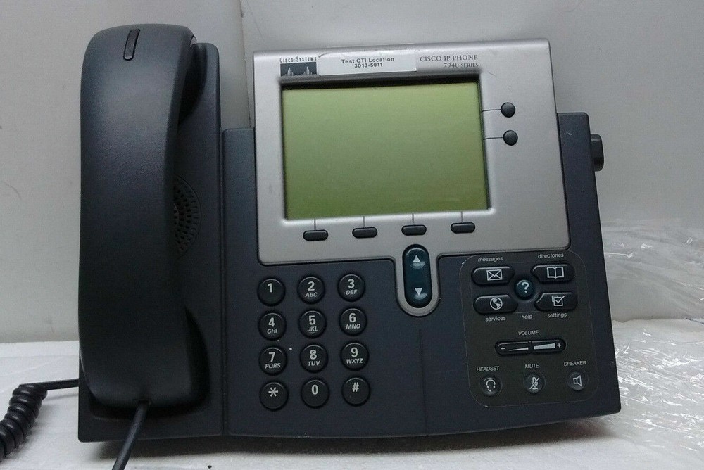 Cisco Systems CP-7940G VoIP, SCCP, SIP, MGCP Phone Multi-Protocol