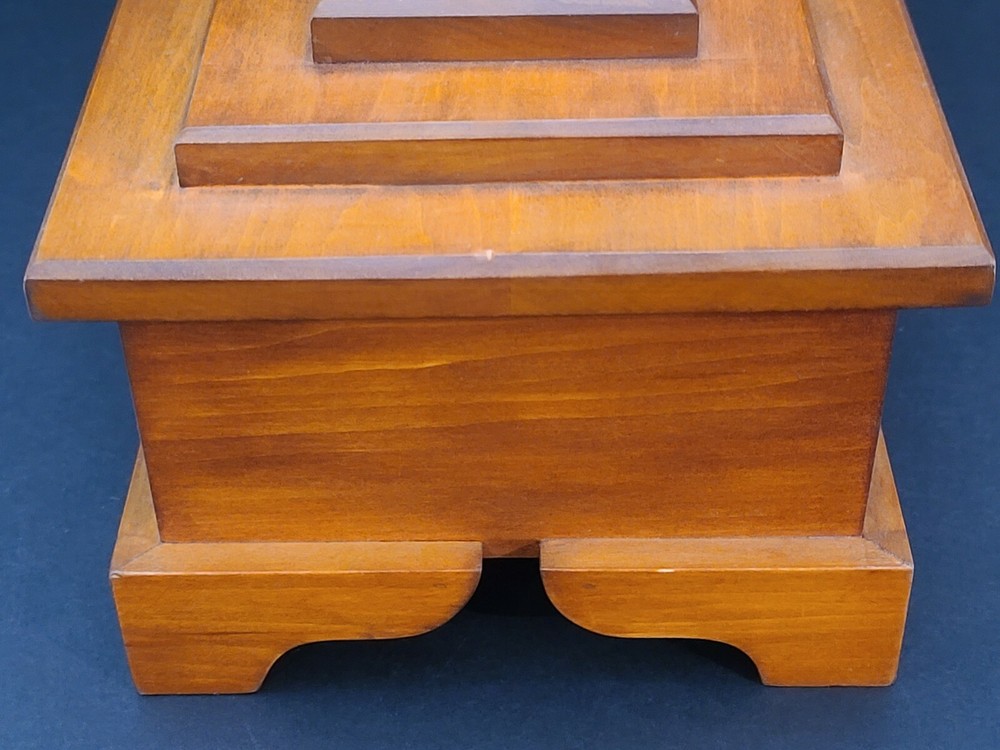 Decoative Wood Chest Box With Removable Lid
