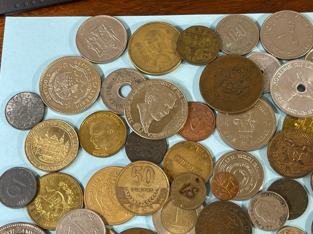 Assorted World Foreign Coins lot Better Coins High Value 072425