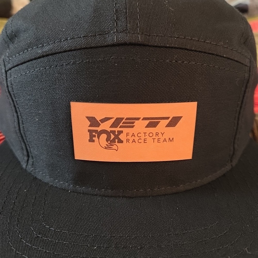 Yeti Fox Factory Race 5 Panel Hat Black