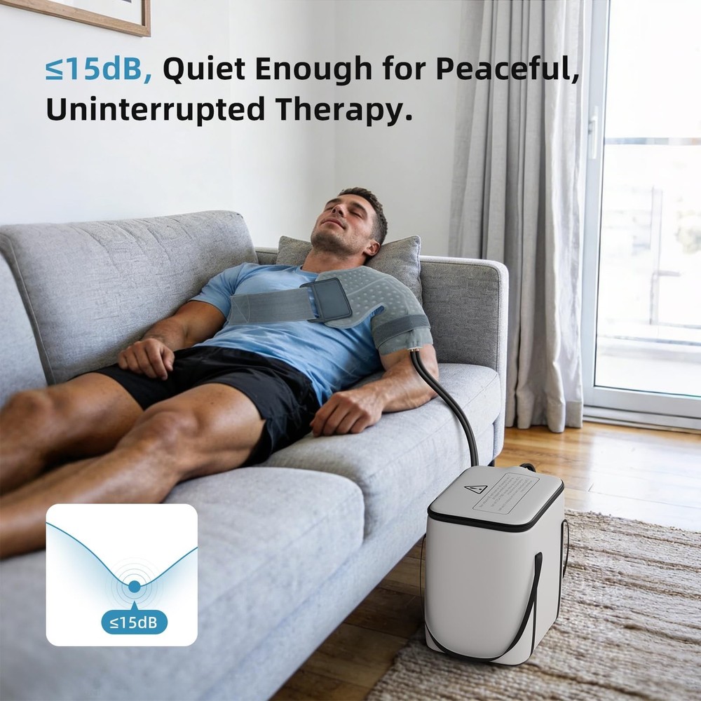Ice Machine for Shoulder After Surgery, Shoulder Ice Pack Machine with Progra...
