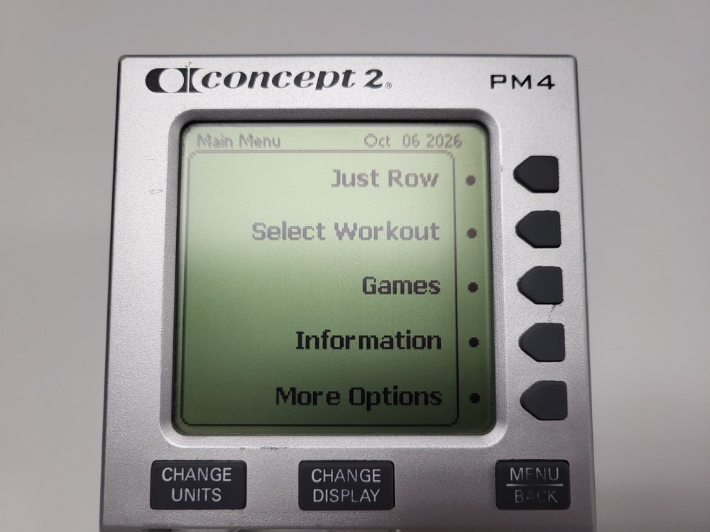 Concept2 PM4 Performance Monitor for Rowing Machine