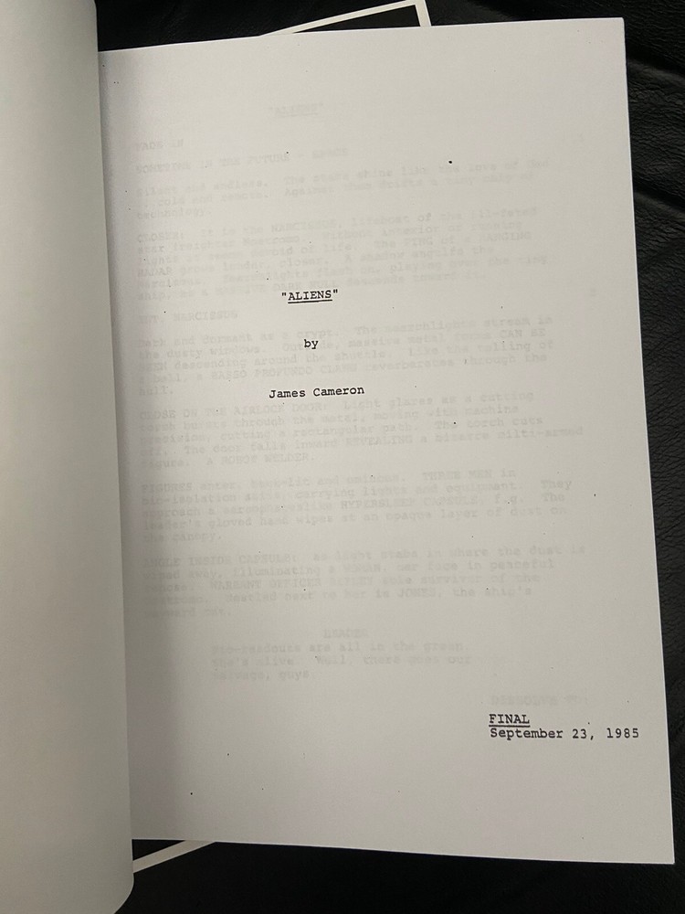 20th Century Fox THE ALIEN QUADRILOGY Rare Script SCREENPLAY SET Collection