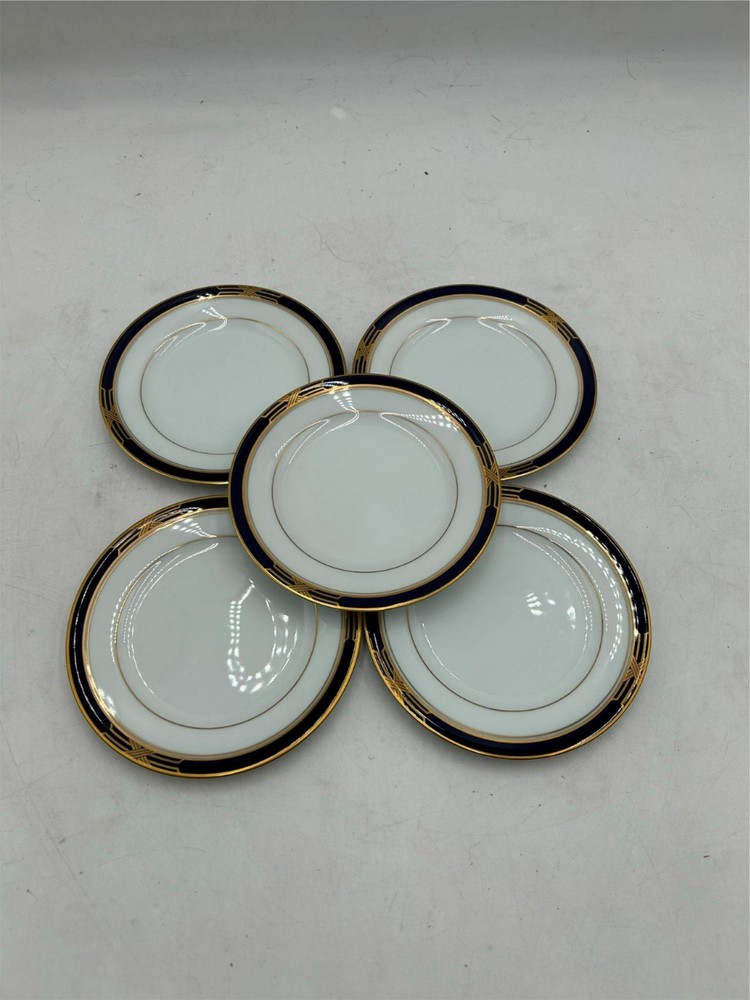 5)  NORITAKE  LAKE WORTH   DESSERT PLATES