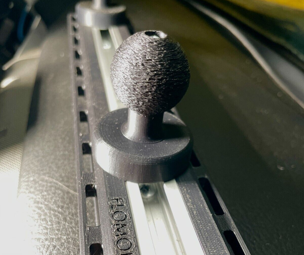 Ball Base Track Mount 1 inch for RAM 3d Printed