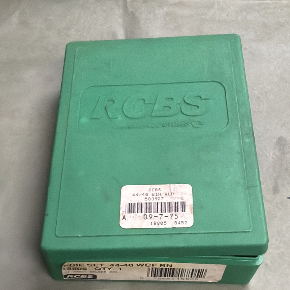 RCBS Reloading Dies # 18805 3pc. W/ Shell Holder