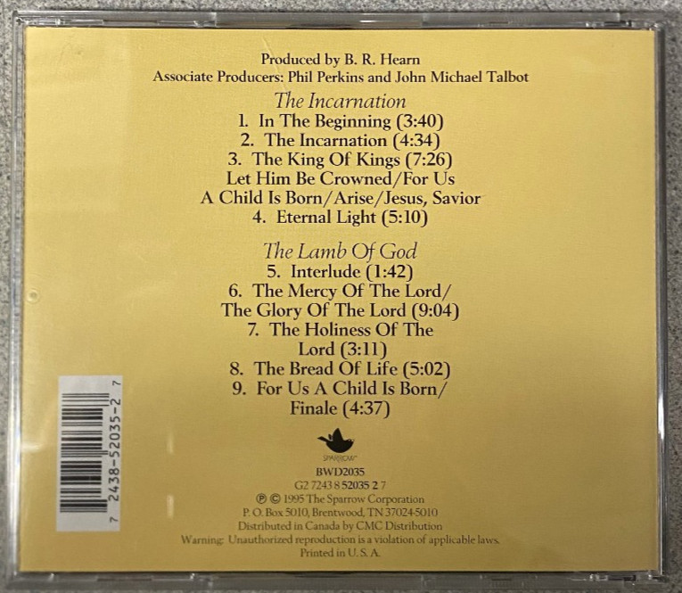 John Michael Talbot-Light Eternal AUTOGRAPHED CD