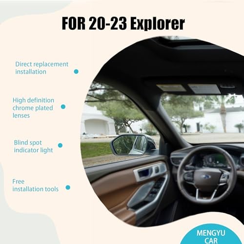 Right Passenger Side Mirror Replacement for Ford Explorer 2020 2021 2022 RIGHT
